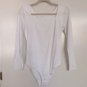 Sold**** The square neck bodysuit